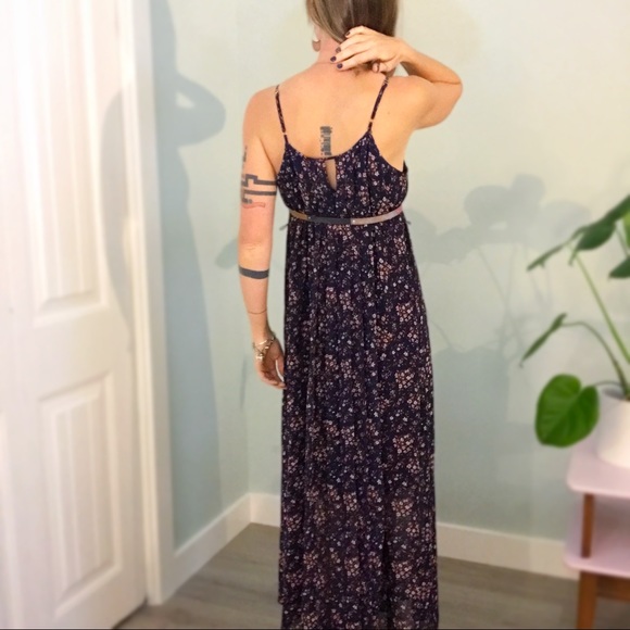 Motherhood Maternity Sheer Floral Maxi Dress - EUC - Picture 4 of 17